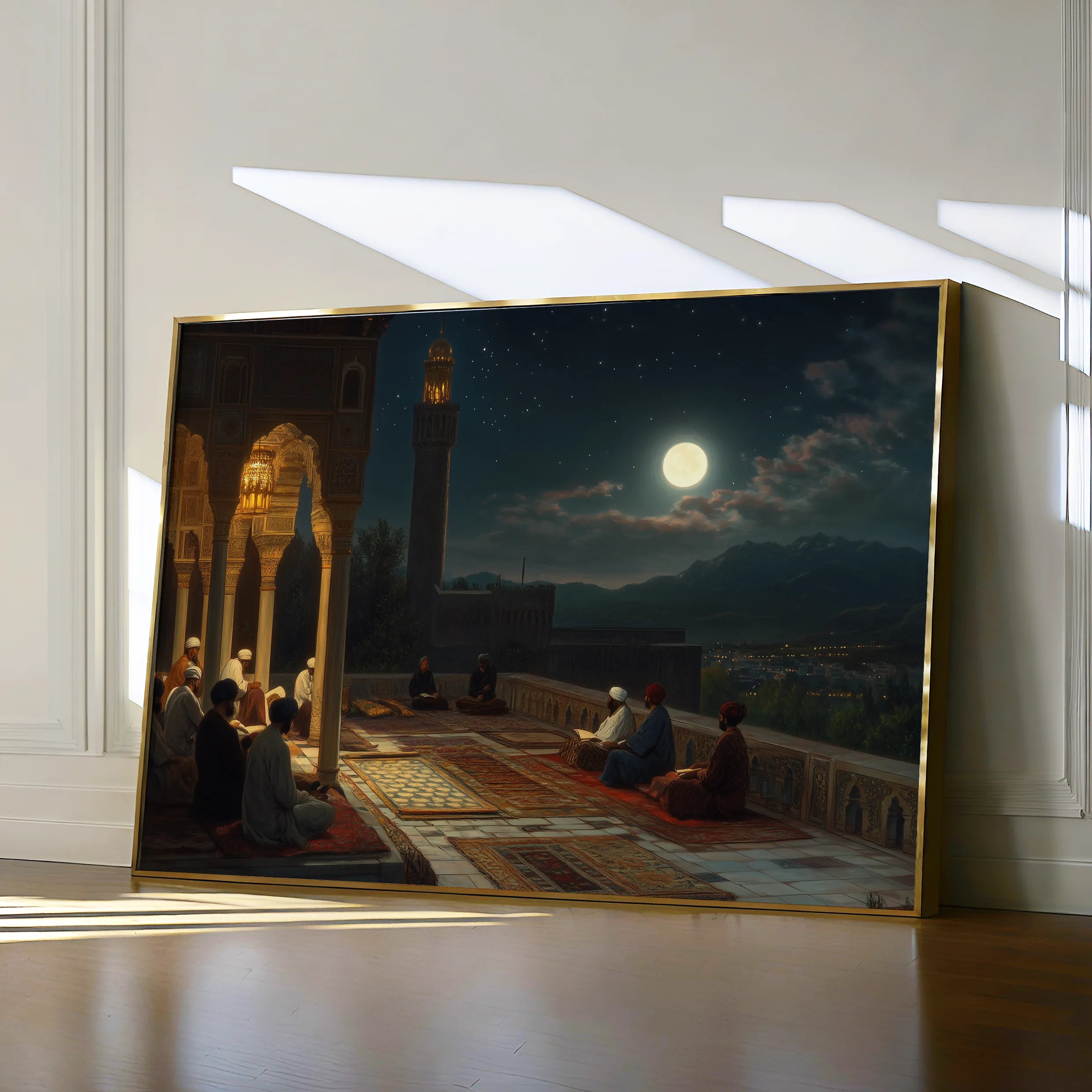 Orientalist 112 Canvas Art 18" x 24" / 45 x 60 cm / Black