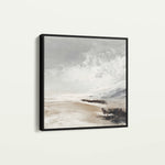 Abstract 1121 Canvas Art 16" x 16" / 40 x 40 cm / Black