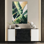 Floral 1121 Canvas Art 18" x 24" / 45 x 60 cm / Black