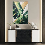 Floral 1121 Canvas Art 60 x 40 cm / Black