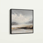 Abstract 1122 Canvas Art 60 x 60 cm / Black