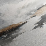 Abstract 1123 Canvas Art 16" x 16" / 40 x 40 cm / Black