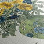 Floral 1124 Canvas Art 18" x 24" / 45 x 60 cm / Black