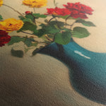 Floral 1125 Canvas Art 18" x 24" / 45 x 60 cm / Black
