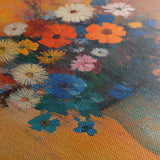 Floral 1126 Canvas Art 18" x 24" / 45 x 60 cm / Black