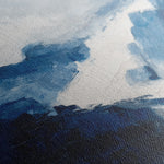 Abstract 1127 Canvas Art 16" x 16" / 40 x 40 cm / Black
