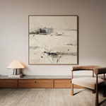 Abstract 1128 Canvas Art 60 x 60 cm / Black