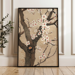Floral 1128 Canvas Art 18" x 24" / 45 x 60 cm / Black