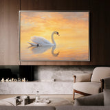 Animals 113 Canvas Art 18" x 24" / 45 x 60 cm / Black