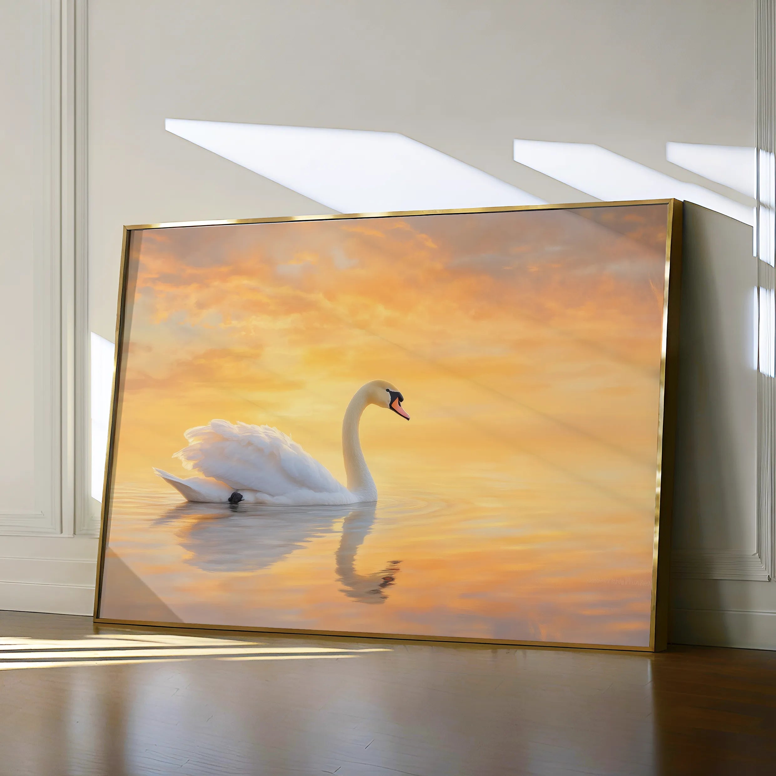 Animals 113 Canvas Art 18" x 24" / 45 x 60 cm / Black