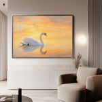 Animals 113 Canvas Art 18" x 24" / 45 x 60 cm / Black