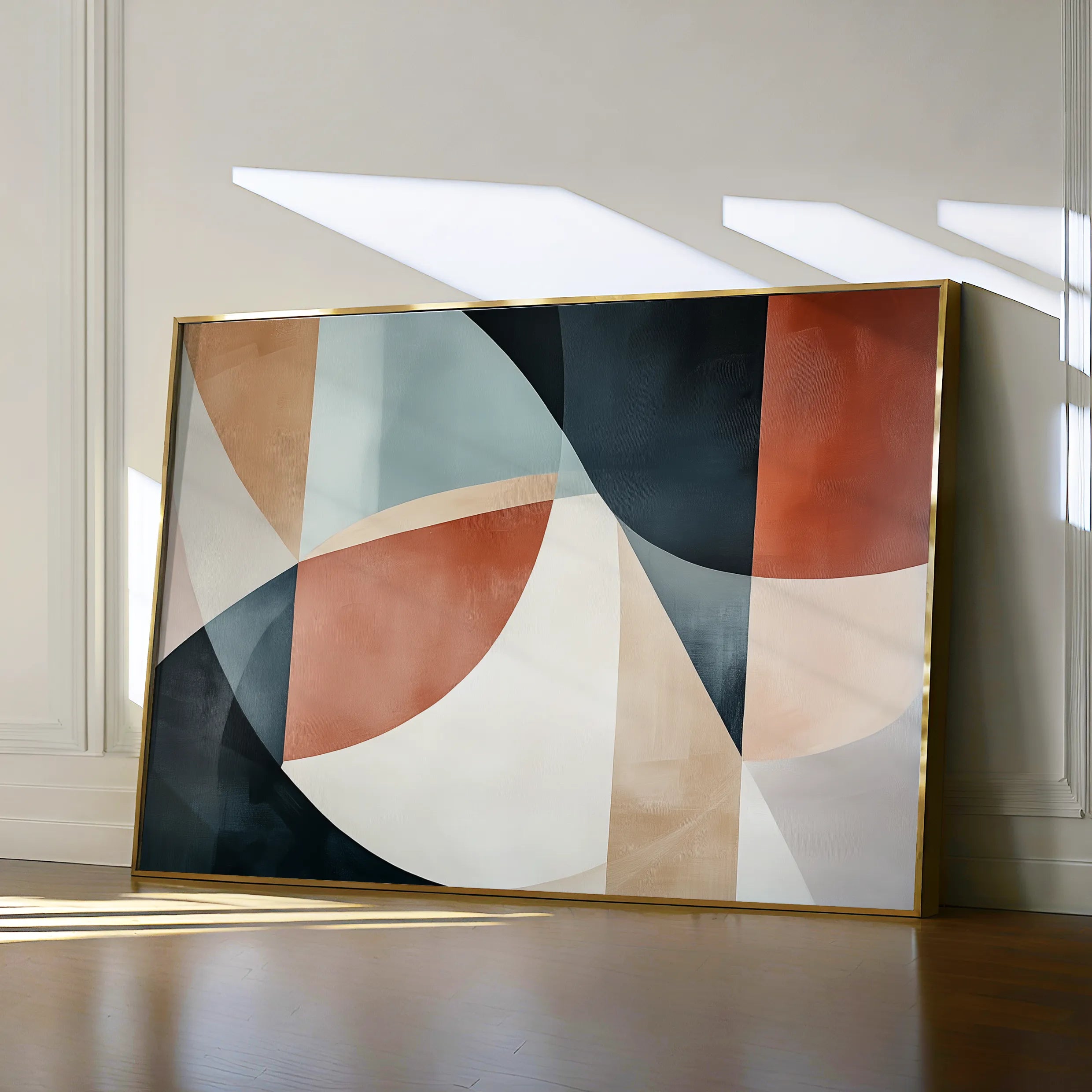 Boho 113 Canvas Art 18" x 24" / 45 x 60 cm / Black