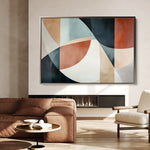 Boho 113 Canvas Art 18" x 24" / 45 x 60 cm / Black