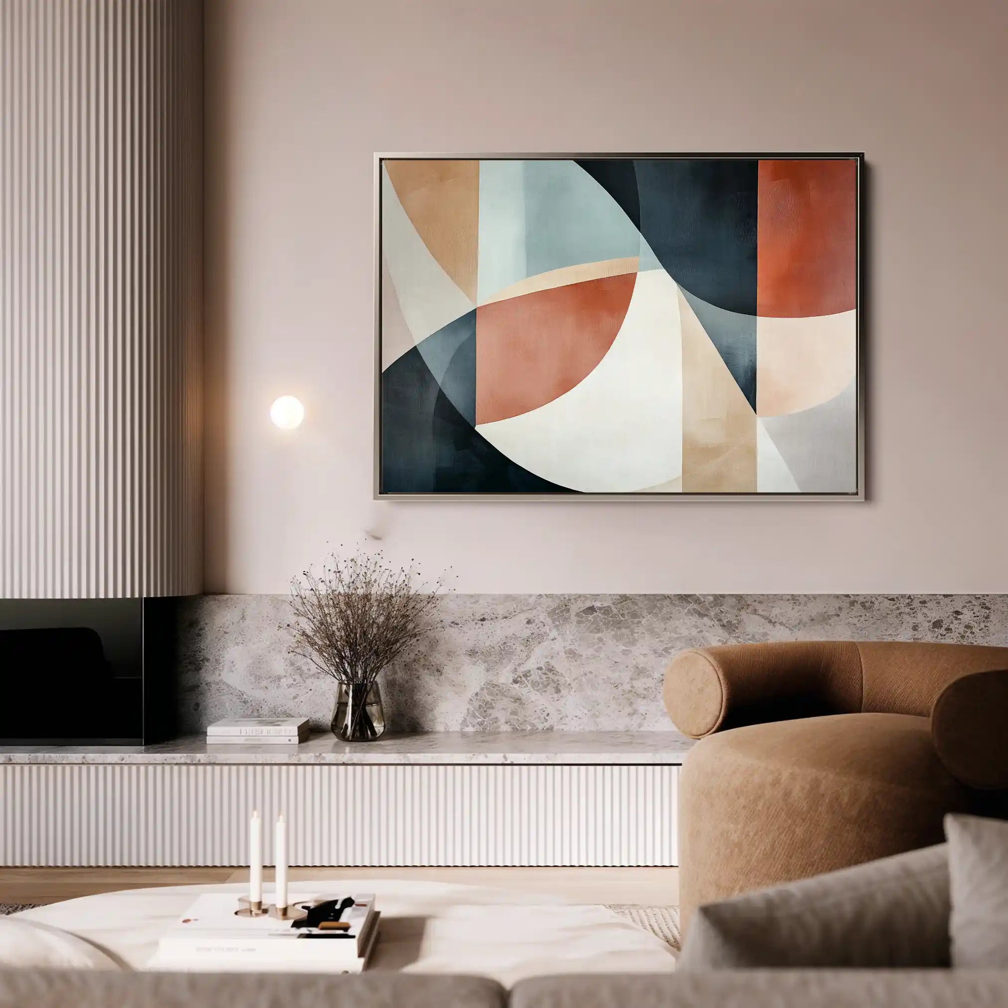 Boho 113 Canvas Art 60 x 40 cm / Black