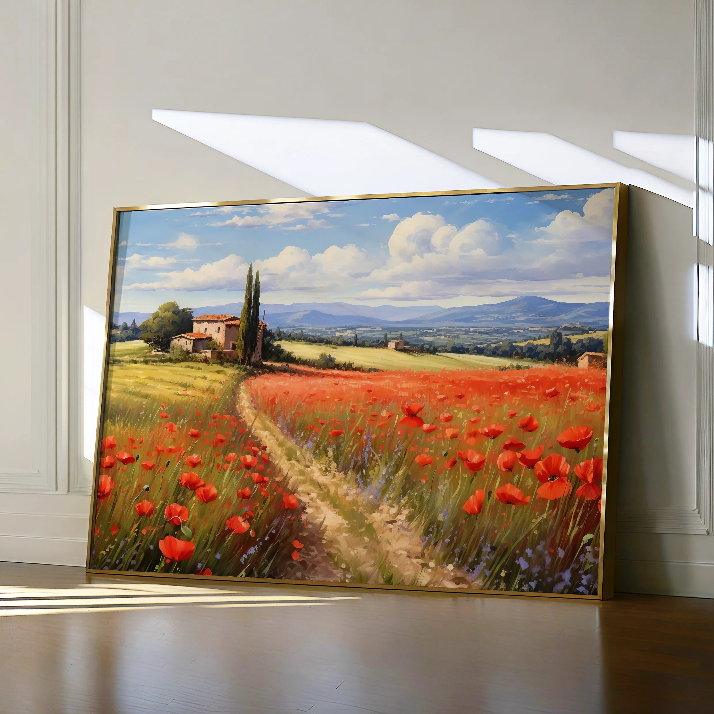 Landscape 113 Canvas Art 18" x 24" / 45 x 60 cm / Black