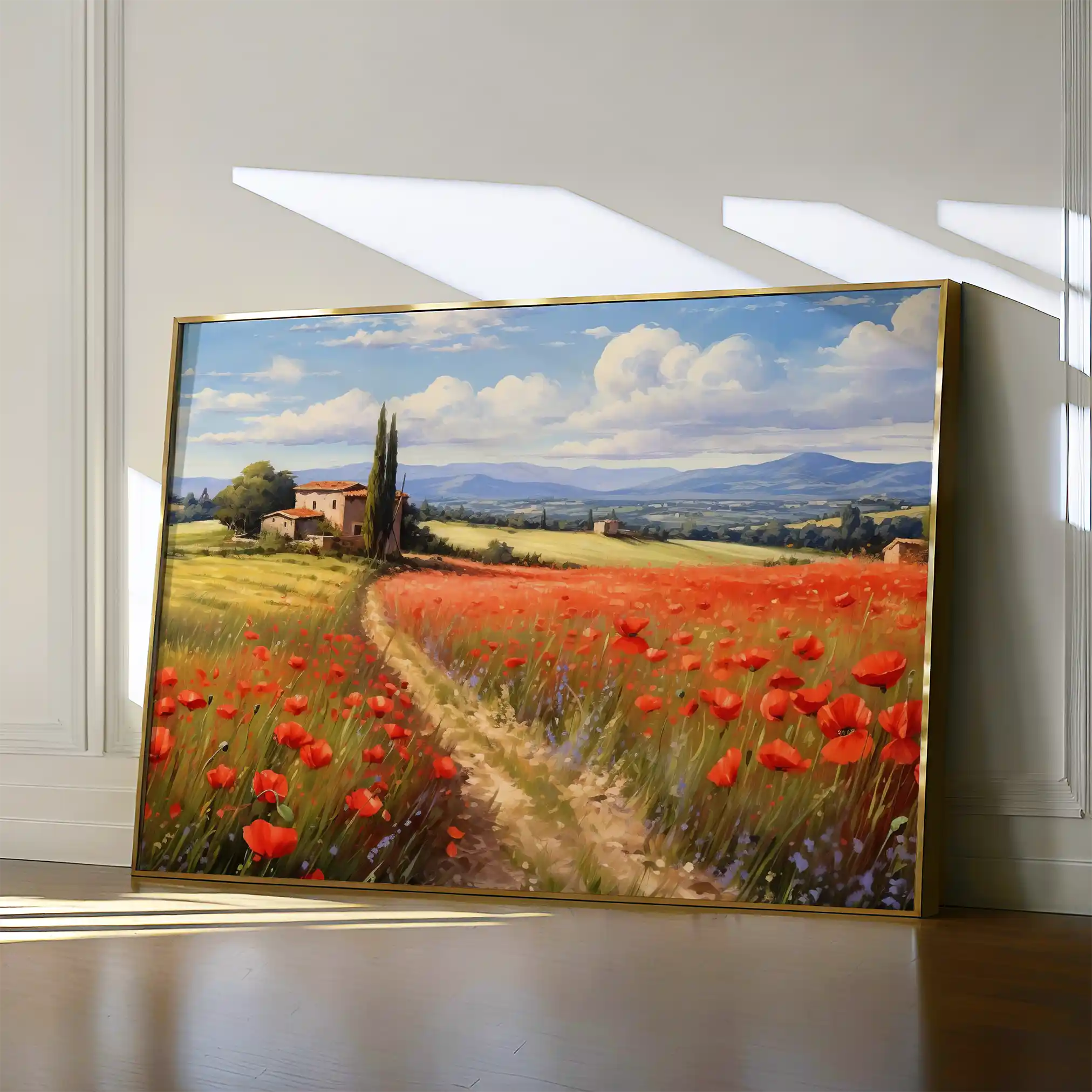 Landscape 113 Canvas Art 60 x 40 cm / Black