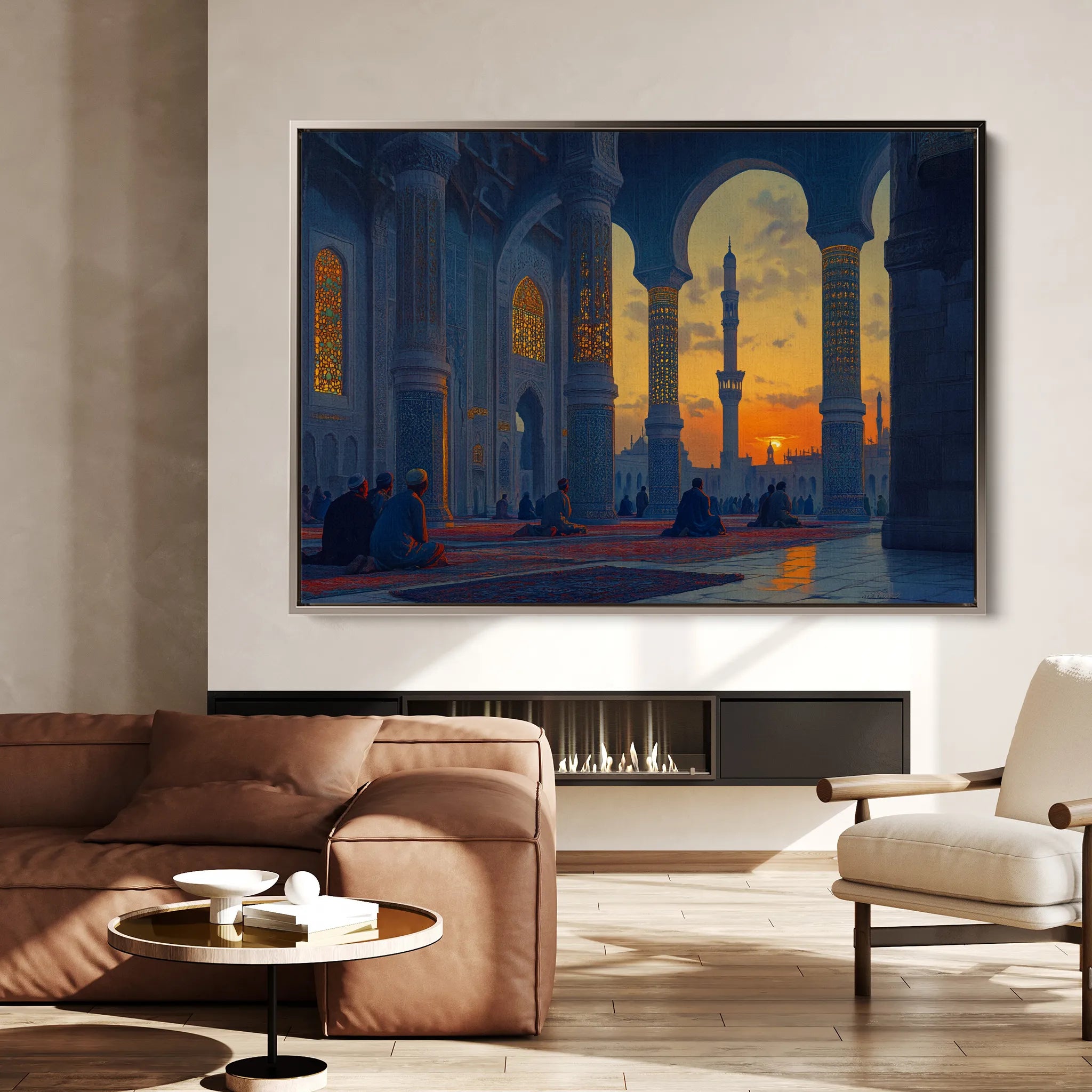 Orientalist 113 Canvas Art 18" x 24" / 45 x 60 cm / Black
