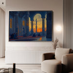 Orientalist 113 Canvas Art 18" x 24" / 45 x 60 cm / Black