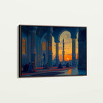 Orientalist 113 Canvas Art 18" x 24" / 45 x 60 cm / Black