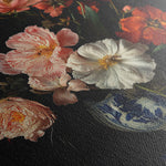 Floral 1131 Canvas Art 18" x 24" / 45 x 60 cm / Black