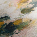 Abstract 1132 Canvas Art 16" x 16" / 40 x 40 cm / Black