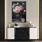 Floral 1132 Canvas Art 60 x 40 cm / Black