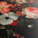 Floral 1133 Canvas Art 18" x 24" / 45 x 60 cm / Black