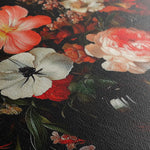 Floral 1133 Canvas Art 60 x 40 cm / Black