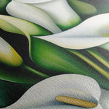 Floral 1134 Canvas Art 18" x 24" / 45 x 60 cm / Black