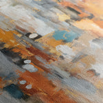 Abstract 1135 Canvas Art 16" x 16" / 40 x 40 cm / Black