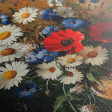 Floral 1135 Canvas Art 18" x 24" / 45 x 60 cm / Black