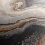 Abstract 1136 Canvas Art 16" x 16" / 40 x 40 cm / Black