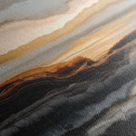Abstract 1138 Canvas Art 16" x 16" / 40 x 40 cm / Black