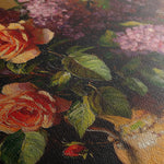 Floral 1139 Canvas Art 18" x 24" / 45 x 60 cm / Black