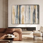 Abstract 114 Canvas Art 18" x 24" / 45 x 60 cm / Black