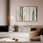 Abstract 114 Canvas Art 18" x 24" / 45 x 60 cm / Black