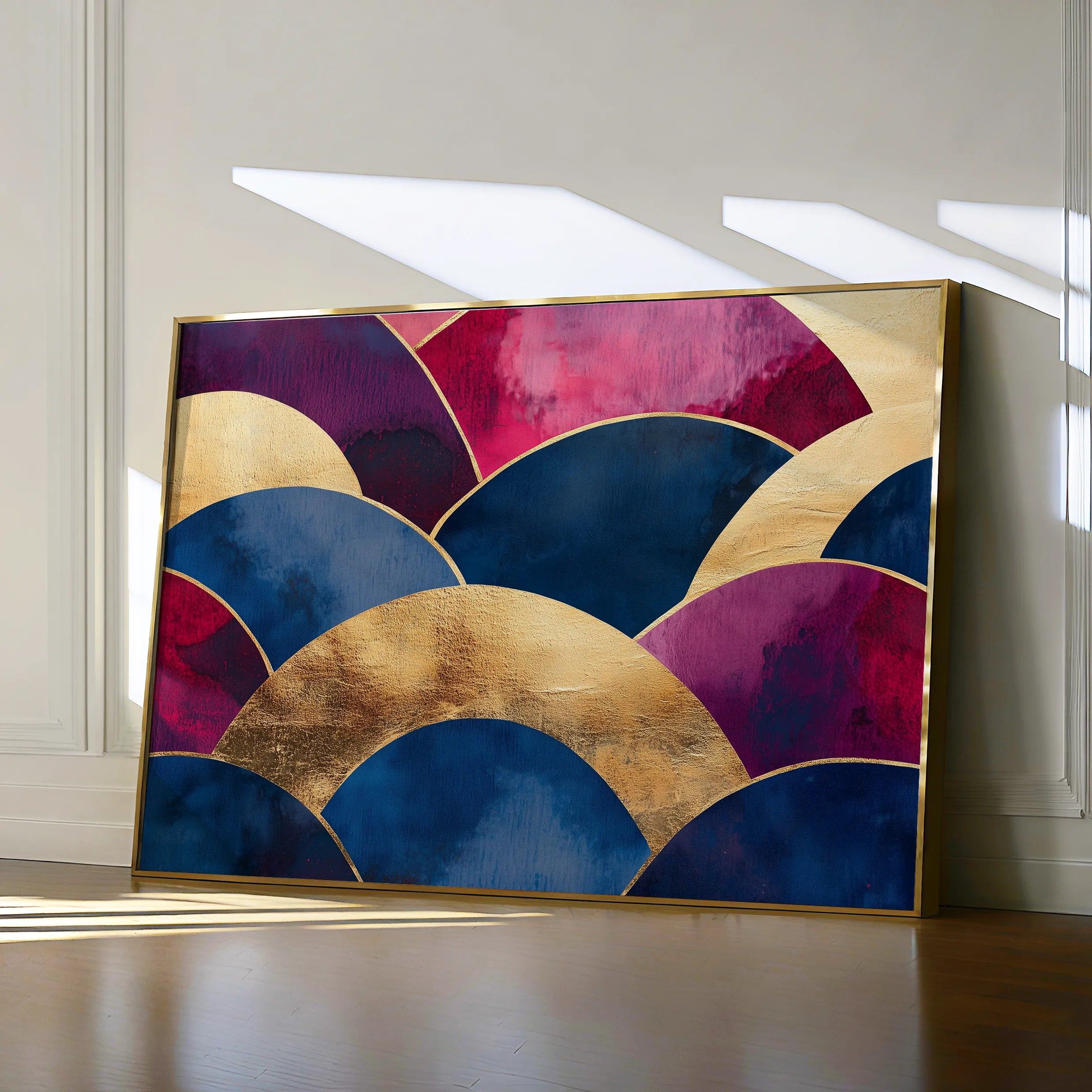 Boho 114 Canvas Art 18" x 24" / 45 x 60 cm / Black