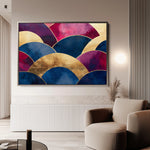 Boho 114 Canvas Art 18" x 24" / 45 x 60 cm / Black