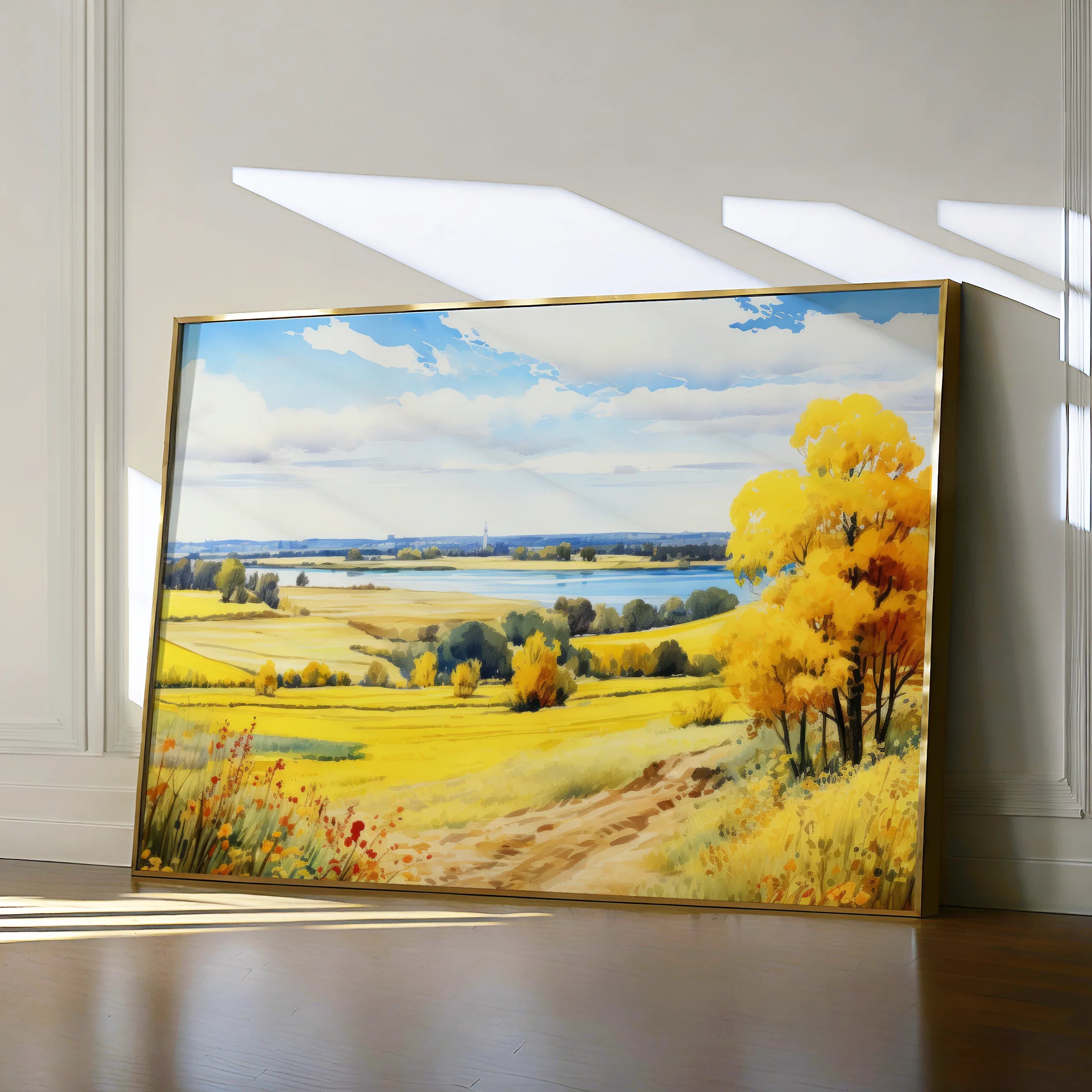 Landscape 114 Canvas Art 18" x 24" / 45 x 60 cm / Black