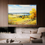 Landscape 114 Canvas Art 18" x 24" / 45 x 60 cm / Black