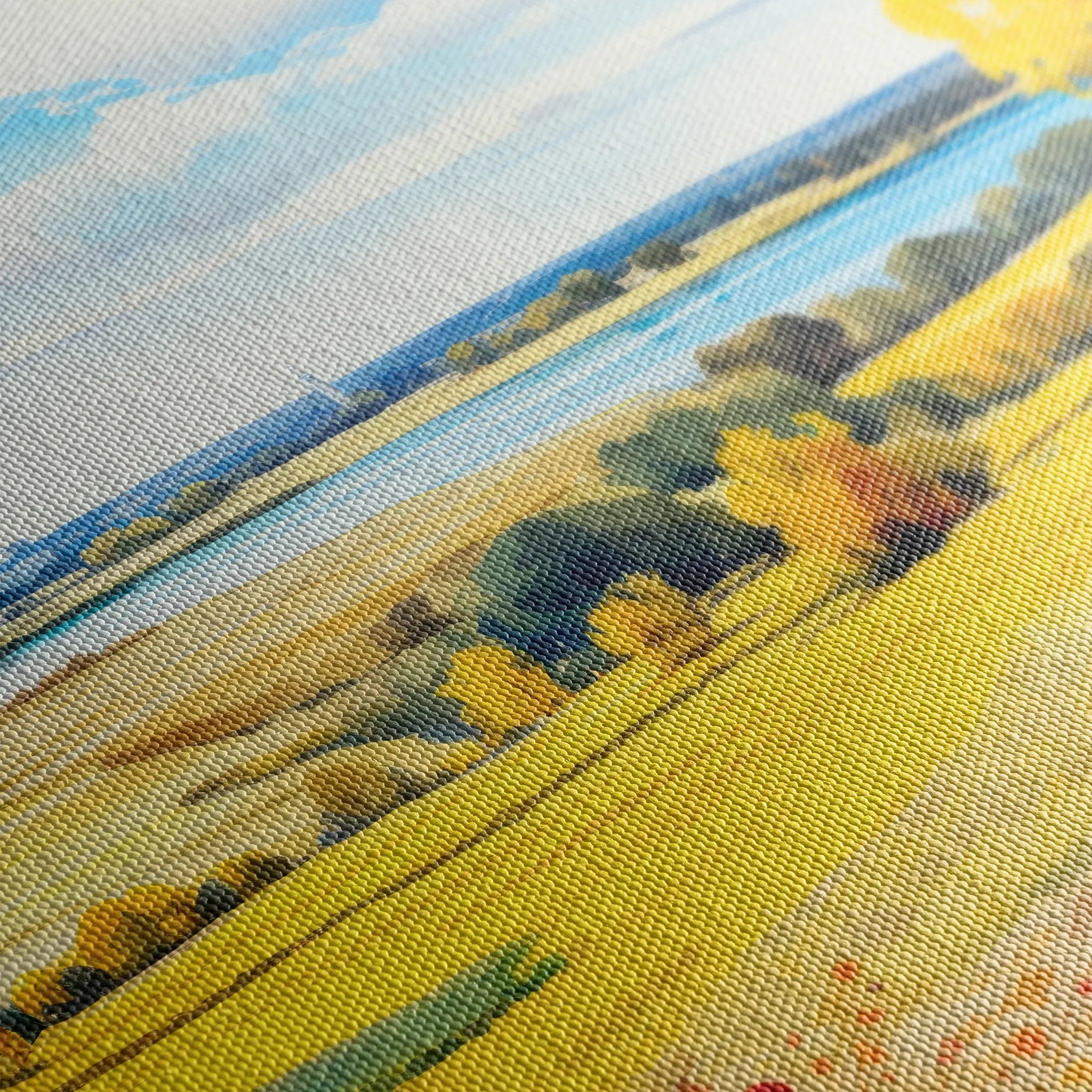 Landscape 114 Canvas Art 18" x 24" / 45 x 60 cm / Black