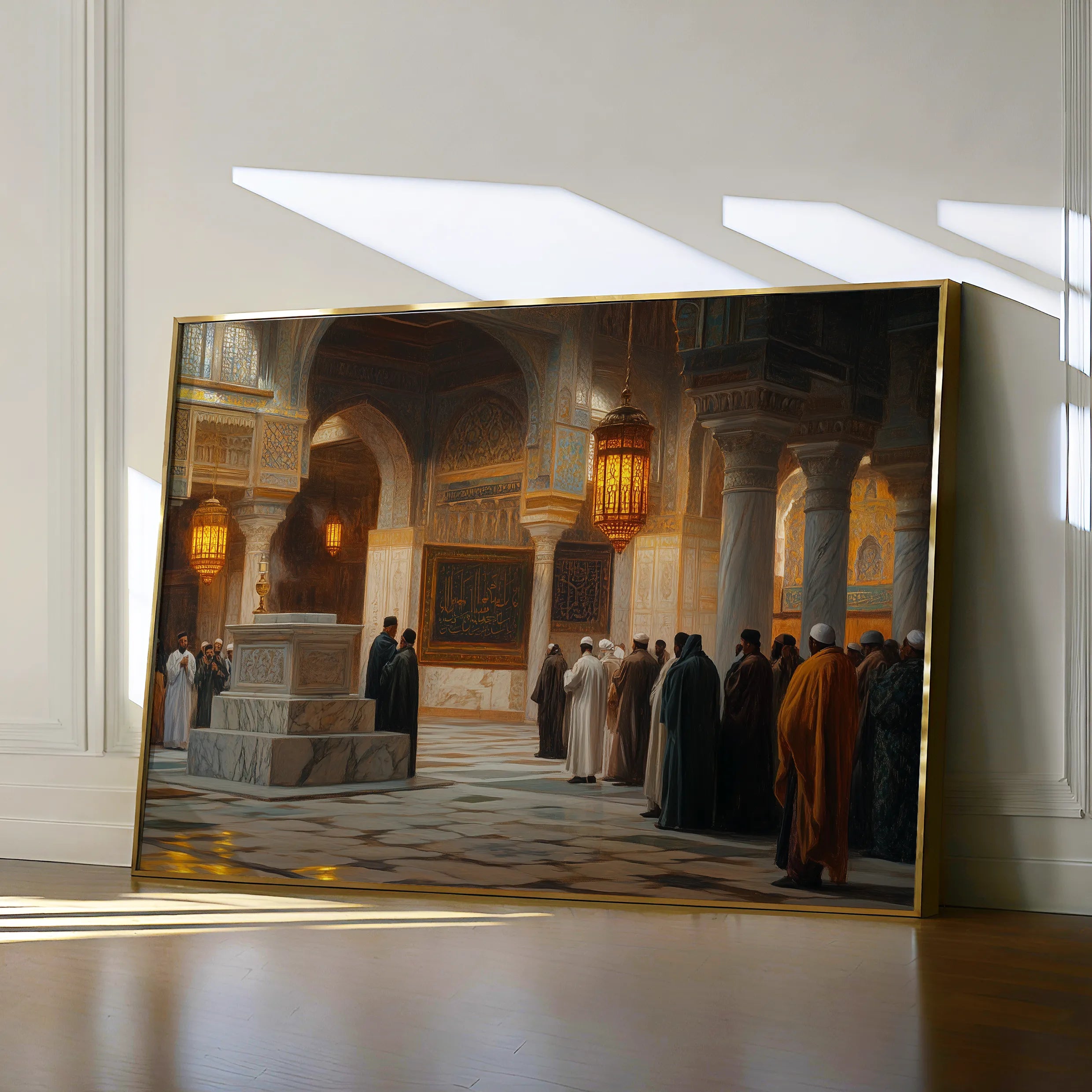 Orientalist 114 Canvas Art 18" x 24" / 45 x 60 cm / Black