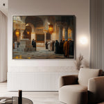 Orientalist 114 Canvas Art 18" x 24" / 45 x 60 cm / Black