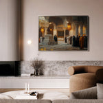 Orientalist 114 Canvas Art 18" x 24" / 45 x 60 cm / Black