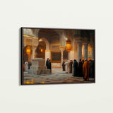 Orientalist 114 Canvas Art 18" x 24" / 45 x 60 cm / Black