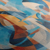 Abstract 1143 Canvas Art 16" x 16" / 40 x 40 cm / Black