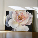 Floral 1144 Canvas Art 18" x 24" / 45 x 60 cm / Black
