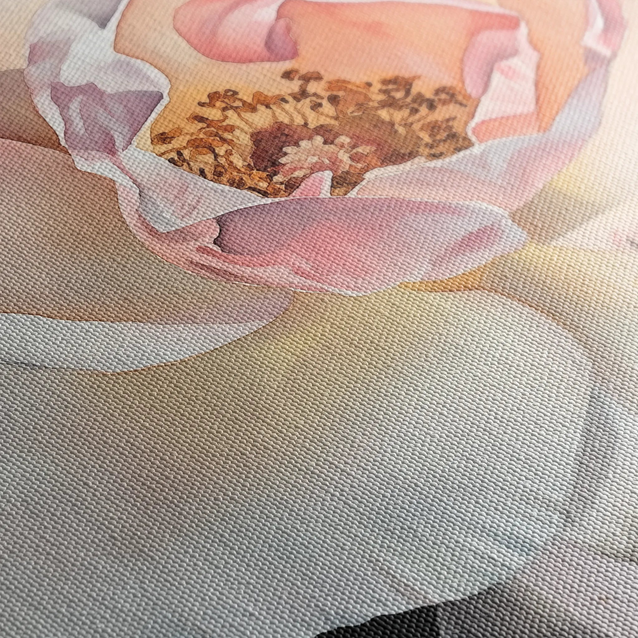 Floral 1144 Canvas Art 18" x 24" / 45 x 60 cm / Black