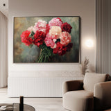 Floral 1145 Canvas Art 18" x 24" / 45 x 60 cm / Black