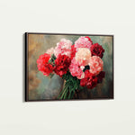 Floral 1145 Canvas Art 18" x 24" / 45 x 60 cm / Black
